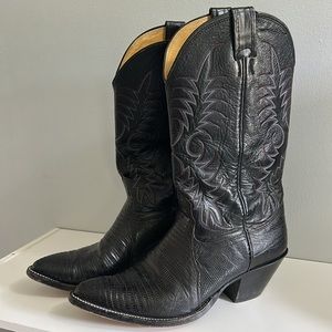 Mens Nocona Lizard Cowboy Boots 9 1/2 D